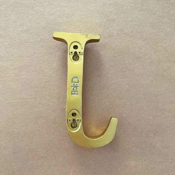 Ballard Design Antique Golden Typesetter Plaque J - Picture 3 of 6